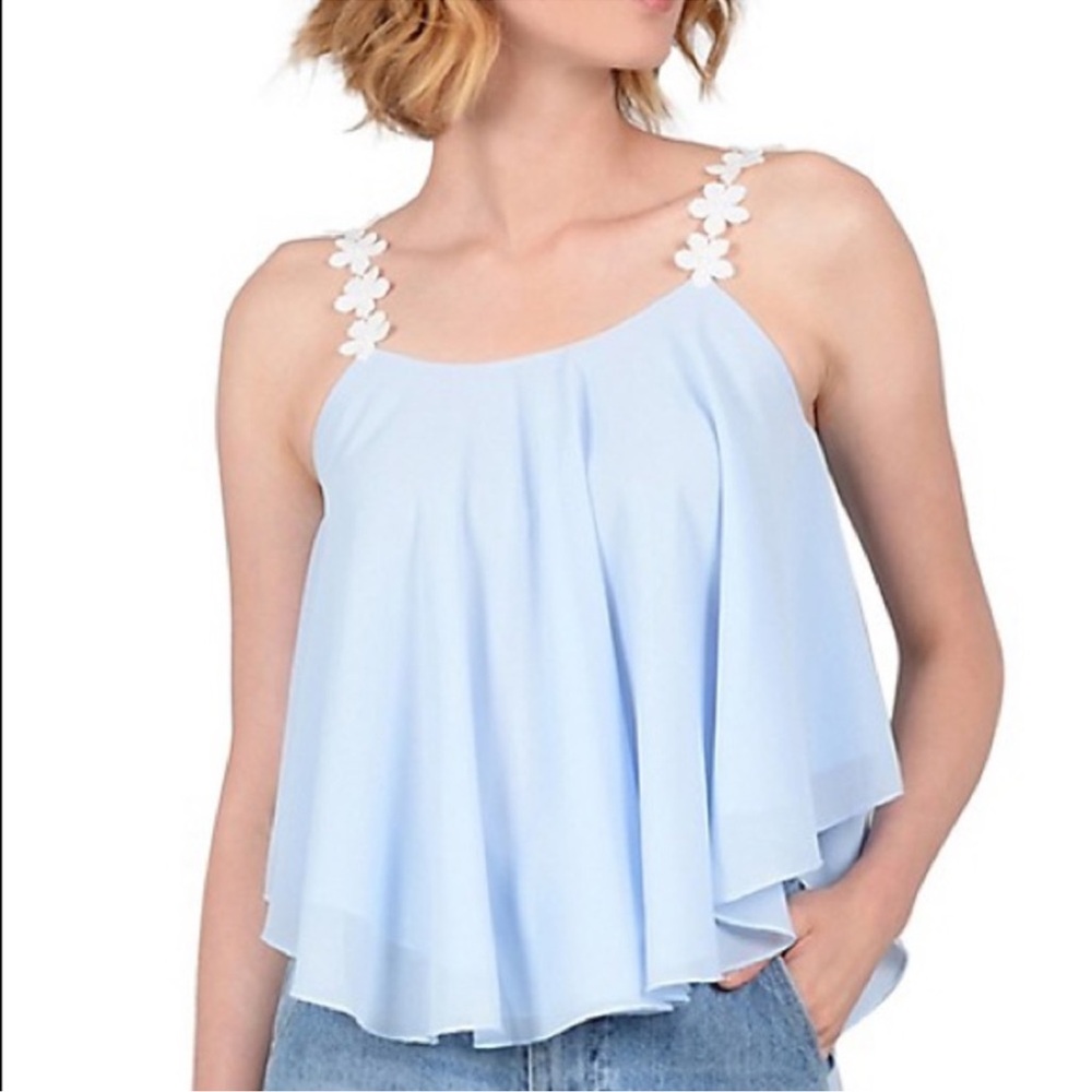 Molly Bracken Asymmetrical Blue Camisole